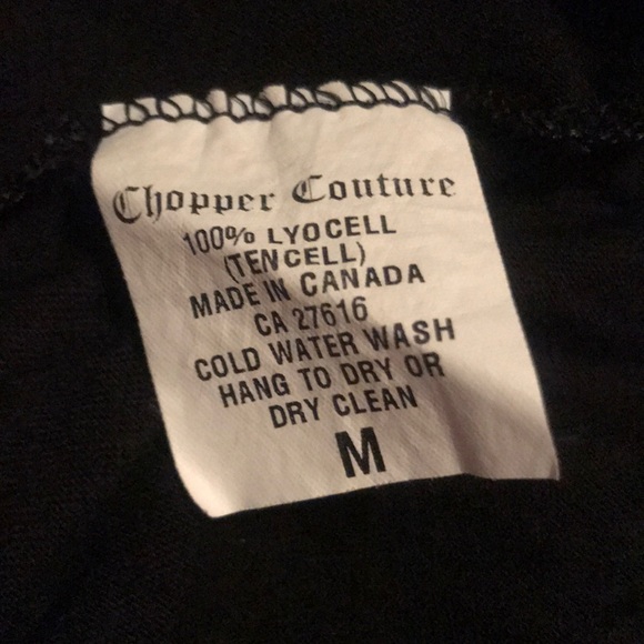 Chopper Couture Black Halter Tank Size M - Picture 3 of 4